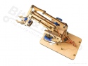 Doe-het-zelf robot arm kit hout 4DOF